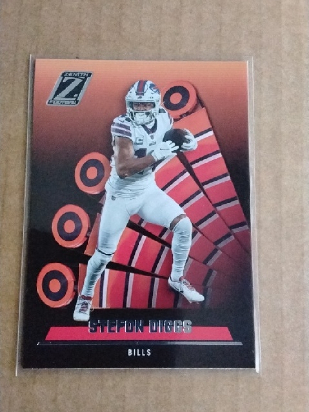2022 Panini Zenith Stefon Diggs Red Zone Buffalo Bills Football Card #2
